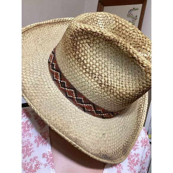 Vintage C.R. Anthony’s Co Straw Cowboy Hat - Picture 3 of 7